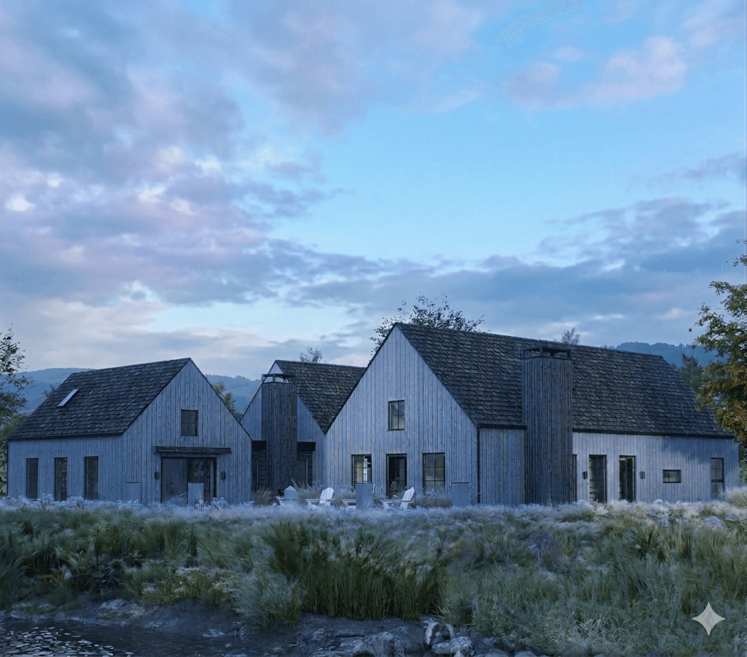 Modern home exterior